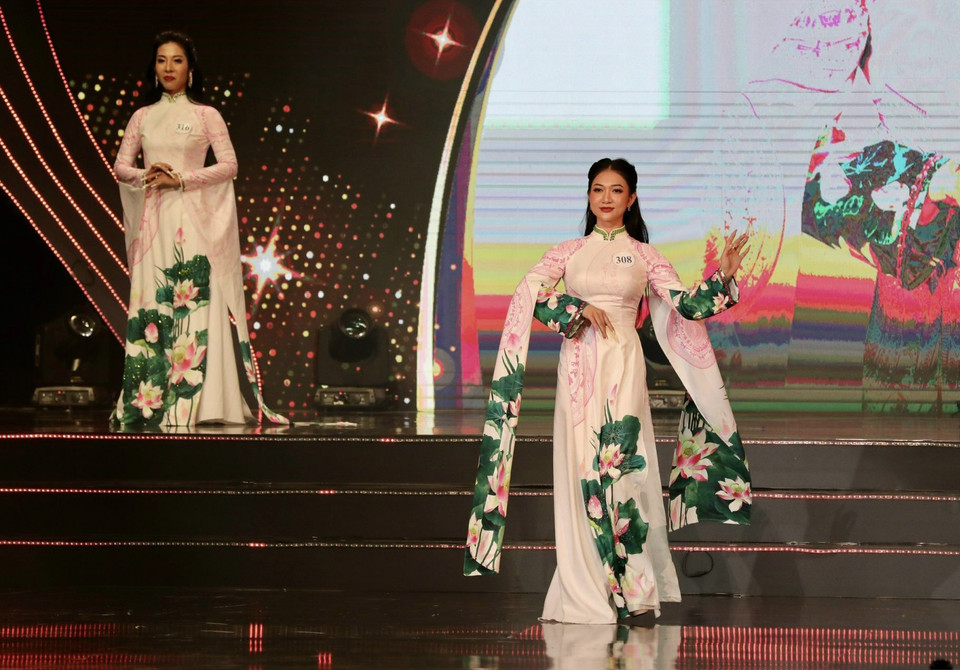 Cuộc thi năm nay diễn ra tại Hà Nội và tuân thủ theo fomat quốc tế của Mrs Grand International. (Ảnh: Mai Mai/Vietnam+)