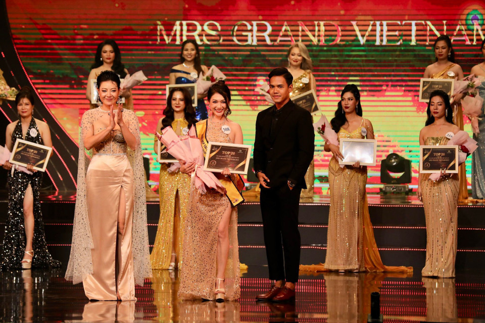 Người đẹp Tài năng Lê Thị Phương, SBD 308. (Ảnh: Mai Mai/Vietnam+)