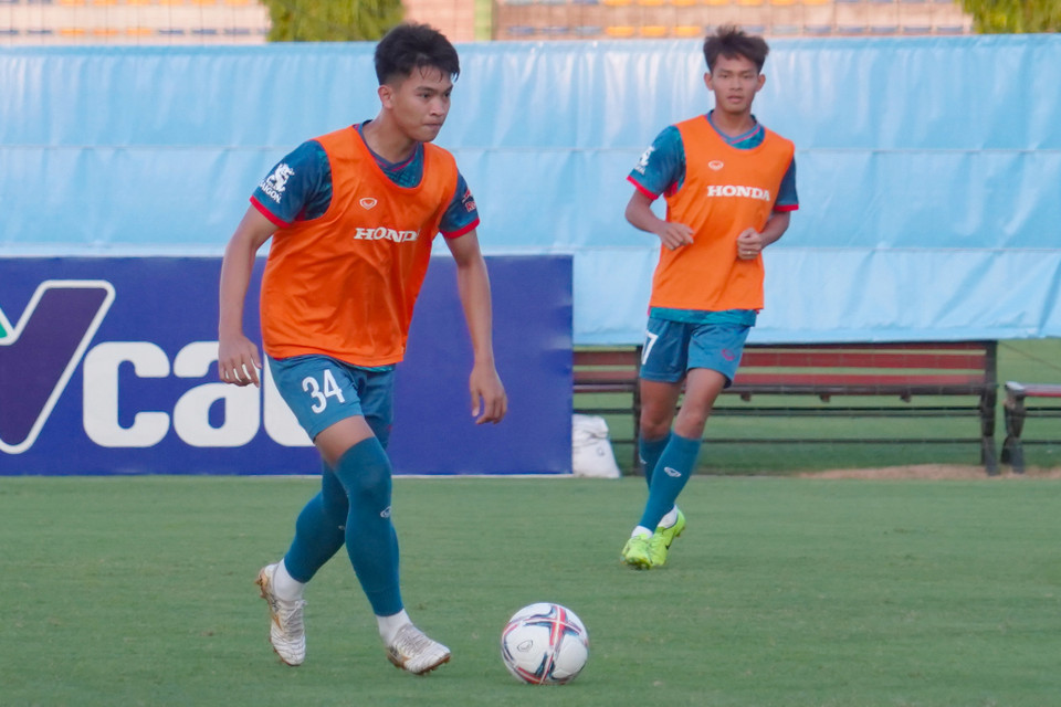 10 cầu thủ vừa cùng Đội tuyển U23 Việt Nam đăng quang tại Giải Vô địch U23 Đông Nam Á 2023 trên đất Thái Lan hôm 26/8 vừa qua đều đã được góp mặt trong danh sách tập trung. (Ảnh: Việt Anh/Vietnam+)