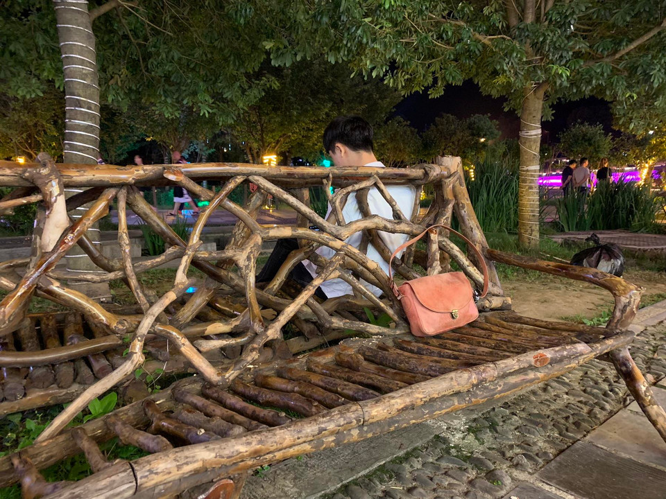 ...Tạo nên những điểm nhấn thú vị. (Ảnh: Xuân Mai/Vietnam+)