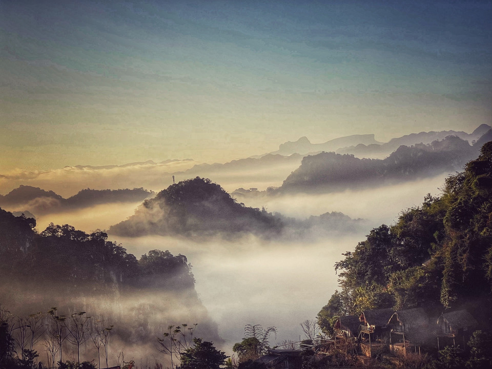 Sơn La là vùng đất không chỉ giàu bản sắc văn hóa bản địa, giàu truyền thống lịch sử mà còn sở hữu thiên nhiên tuyệt đẹp. (Ảnh: Xuân Mai/Vietnam+)