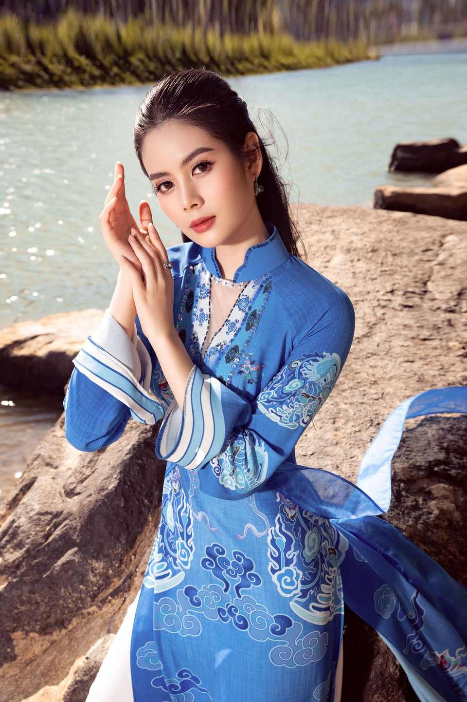 Thí sinh Trần Hải Vy, SBD 351. (Ảnh: PV/Vietnam+)