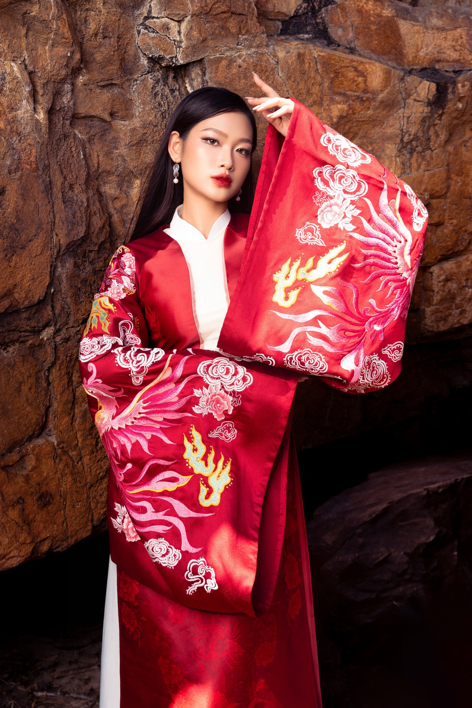 Thí sinh Nguyễn Phương Linh, SBD 010. (Ảnh: PV/Vietnam+)