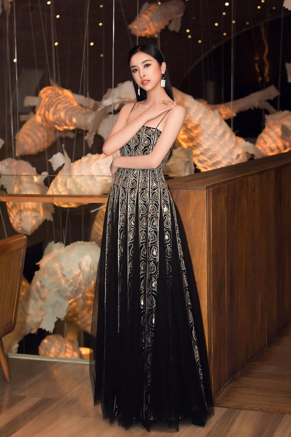 Á hậu Thúy Nga. (Ảnh: Viết Quý/Vietnam+)