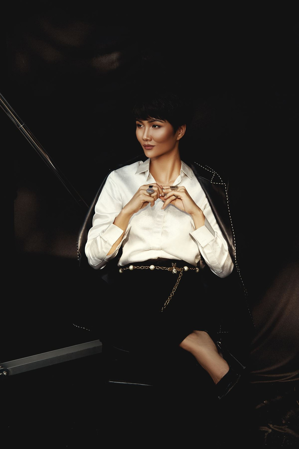 Cô còn được chuyên trang sắc đẹp nổi tiếng Missosology bầu chọn là “Timeless Beauty – Vẻ đẹp vượt thời gian.” (Ảnh: Milor Trần/Vietnam+)