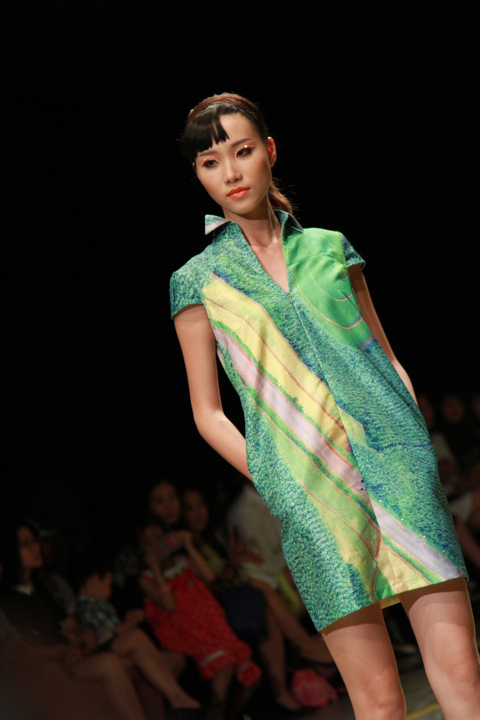 Vẫn mênh mông, bát ngát với màu xanh tươi mới, rực rỡ... (Ảnh: Xuân Mai/Vietnam+)