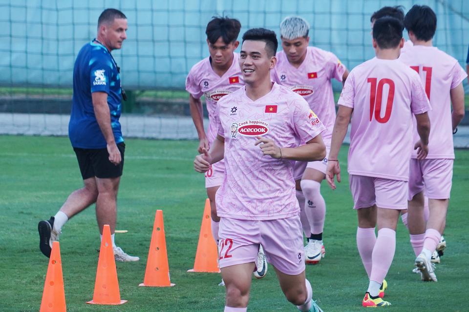 Với 7 bàn thắng tại V-League 2023/24, tiền đạo Tiến Linh được kỳ vọng sẽ hoàn thành (Ảnh: Việt Anh/Vietnam+)