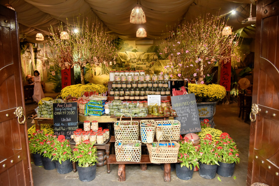 Những món ăn không thể thiếu trong mâm cỗ truyền thống của người Việt. (Ảnh: CTV/Vietnam+)