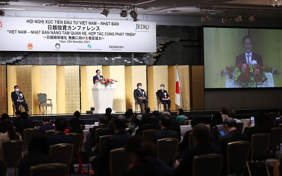 Quang cảnh Hội nghị xúc tiến đầu tư Việt Nam-Nhật Bản. (Ảnh: Dương Giang/TTXVN)