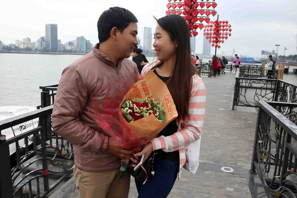 Nơi hò hẹn của những đôi đang yêu. (Ảnh: Trần Lê Lâm/TTXVN)