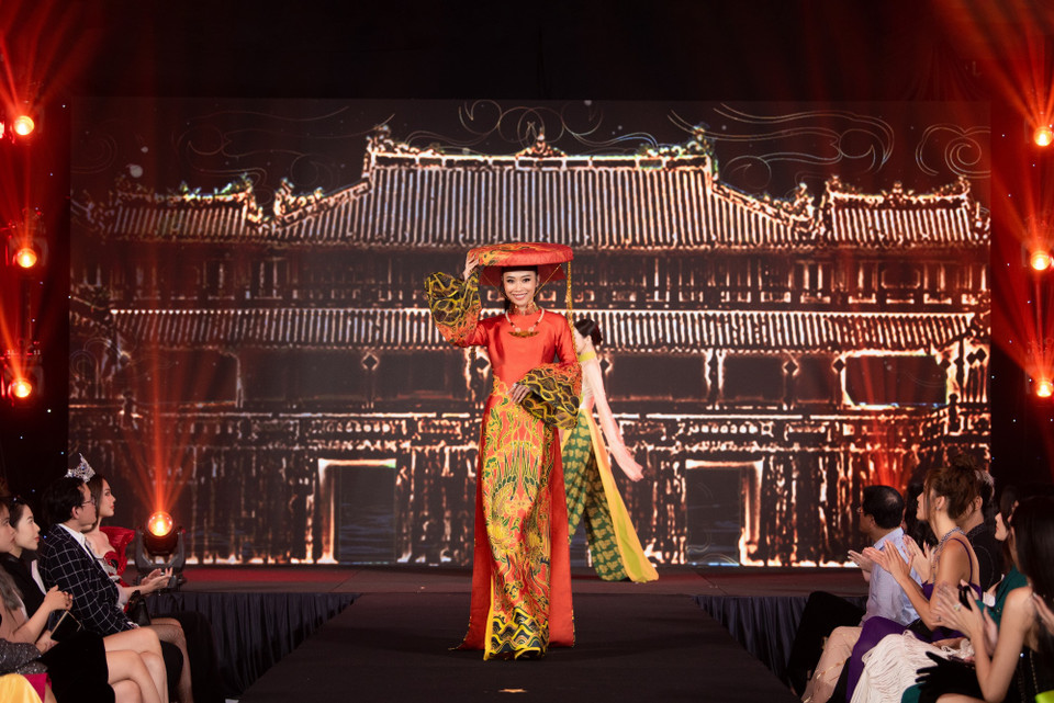 Người đẹp Nguyên Thảo. (Ảnh: CTV/Vietnam+)