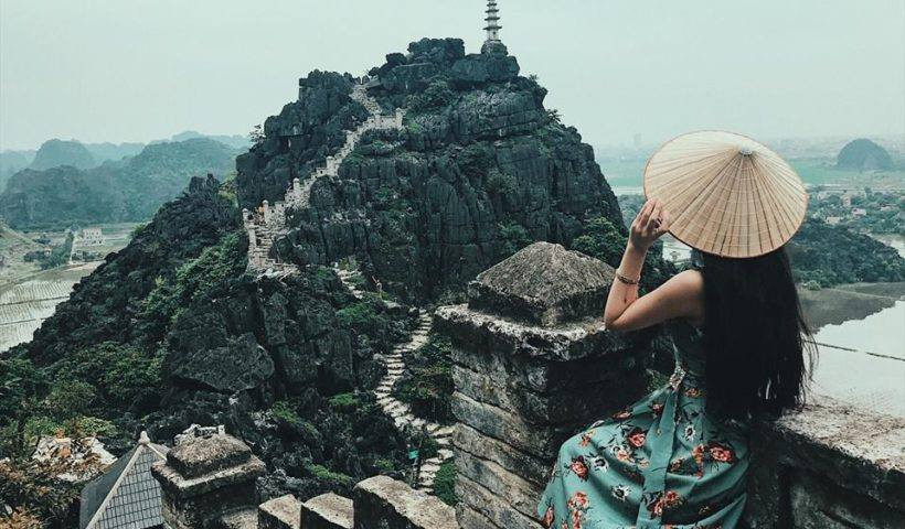 Nơi đây được mệnh danh là 'nàng thơ của Tam Cốc' hay 'Vạn lý trường thành của Việt Nam' với khung cảnh hùng vỹ. (Ảnh: CTV/Vietnam+)