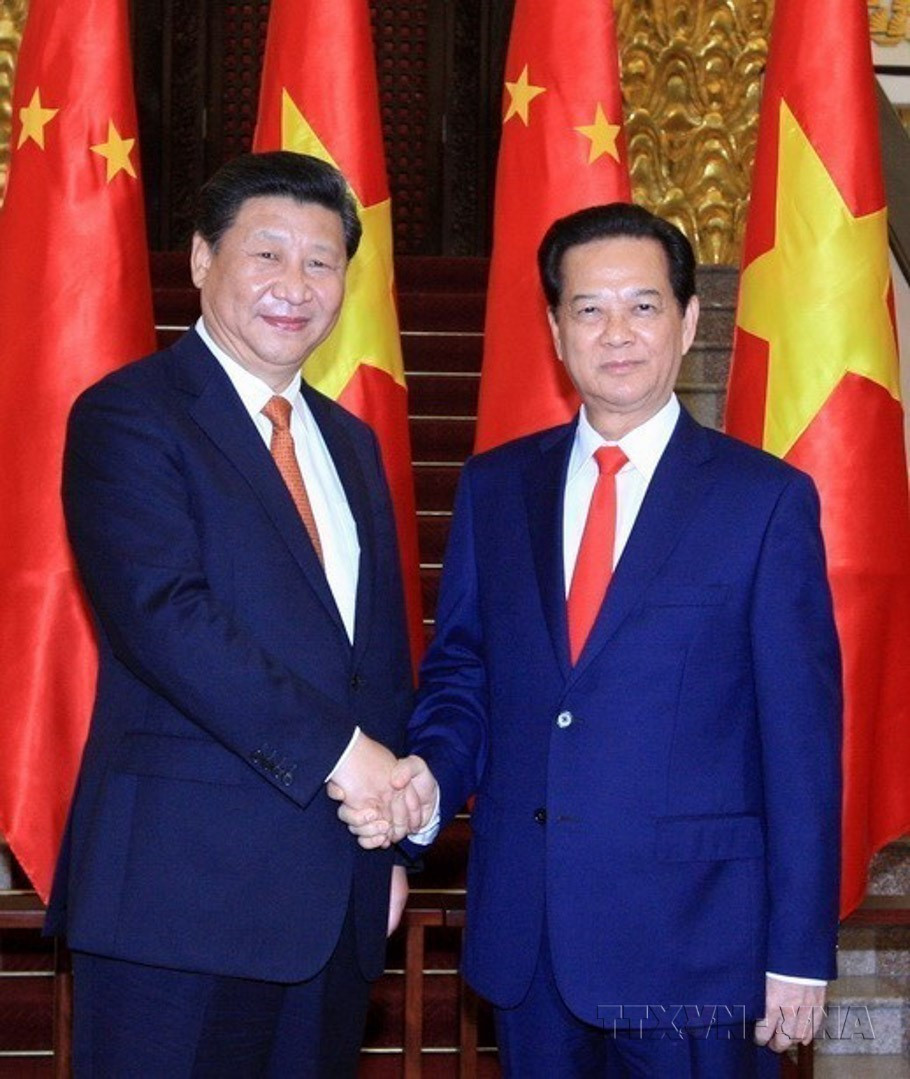 Tổng Bí thư, Chủ tịch Trung Quốc Tập Cận Bình đến dự và phát biểu trước Quốc hội Việt Nam tại Hội trường Diên Hồng ở Nhà Quốc hội (11/2015). (Ảnh: Nhan Sáng-TTXVN)