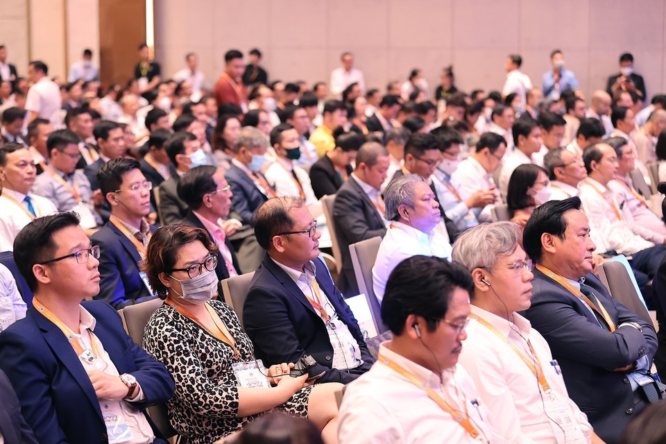 Các đại biểu dự Diễn đàn Đầu tư Đà Nẵng năm 2022. (Ảnh: Dương Giang/TTXVN)