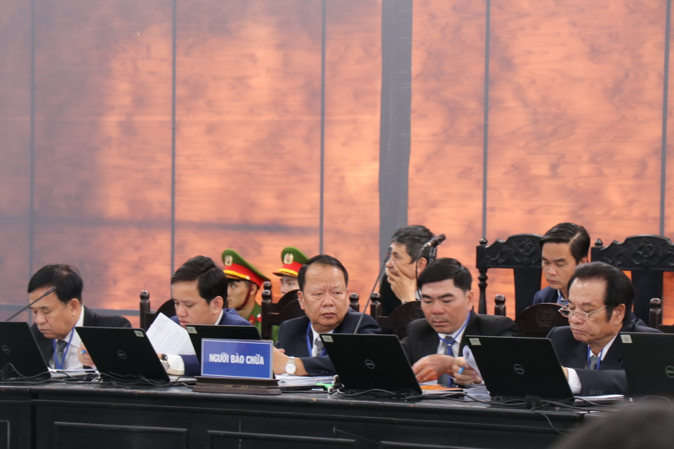 Các luật sư tại phiên tòa. (Ảnh: TTXVN)