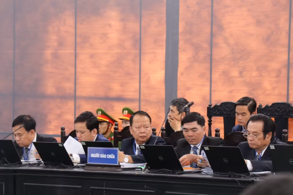 Các luật sư tại phiên tòa. (Ảnh: TTXVN)