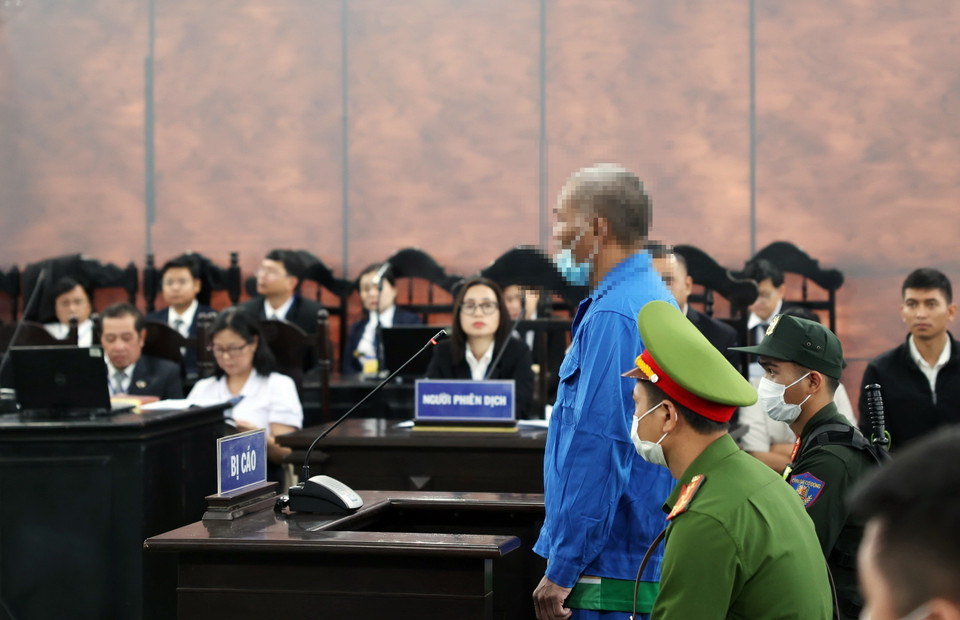 Bị cáo Y Jũ Niê tại phiên tòa. (Ảnh: Nguyễn Dũng/TTXVN)