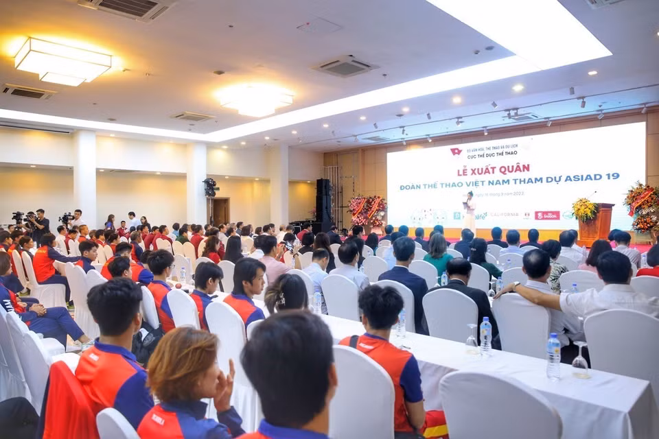 Quang cảnh Lễ xuất quân. (Ảnh: Tuấn Đức/TTXVN)