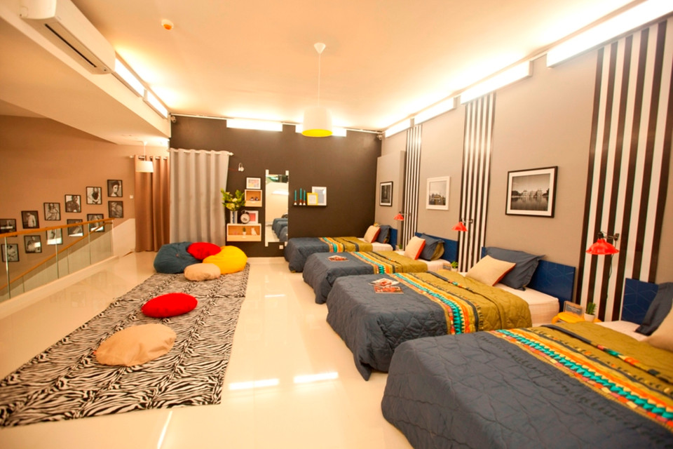 Phòng ngủ của các thí sinh nam. (Ảnh: BTC)