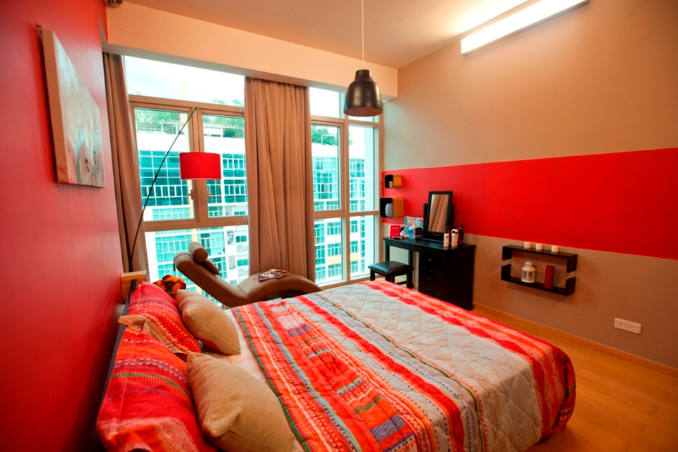 Sắc màu nóng và decor hiện đại. (Ảnh: BTC)