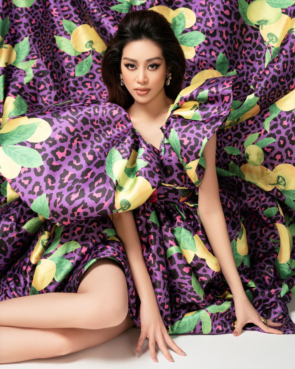 Năm vừa qua, Hoa hậu Khánh Vân, Á hậu Hoàng My, Á hậu Kim Duyên đã tích cực tham gia nhiều chương trình nghệ thuật, giải trí, thời trang, bên cạnh nhiều hoạt động từ thiện, thiện nguyện ý nghĩa. (Ảnh: CTV/Vietnam+)