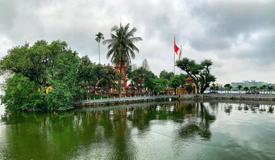 Đầu năm 2017, chùa Trấn Quốc lọt vào danh sách 16 ngôi chùa đẹp nhất thế giới do báo Daily Mail của Anh bình chọn.(Ảnh: Mai Mai/Vietnam+)