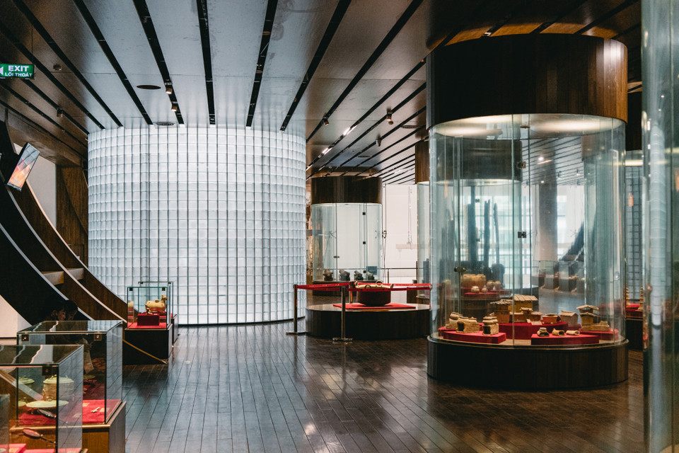 Nhưng di vật từ thời tiền sử vùng đất mỏ. (Ảnh: Bảo Khánh/Vietnam+)