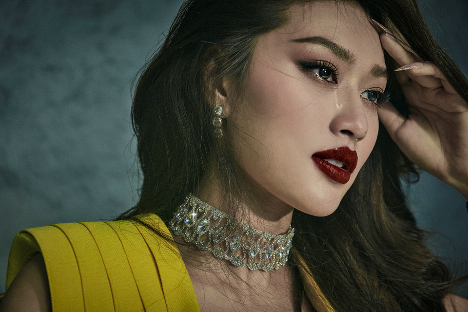 Đoàn Thiên từng chia sẻ cô rất thích diễn xuất và đang trong quá trình học tập nghiêm túc để theo đuổi định hướng diễn viên trong tương lai gần. (Ảnh: CTV/Vietnam+)