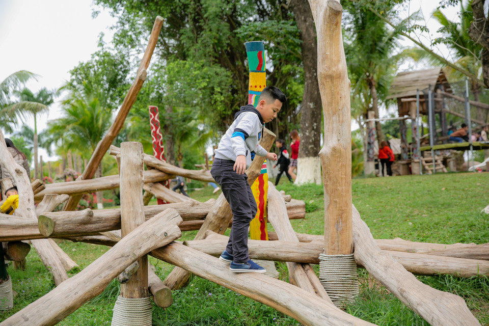 Lễ hội Xuân Ecopark 2020 mở cửa đón tiếp tất cả khách hàng bao gồm cả cư dân và người dân đến thưởng thức. (Ảnh: CTV/Vietnam+)