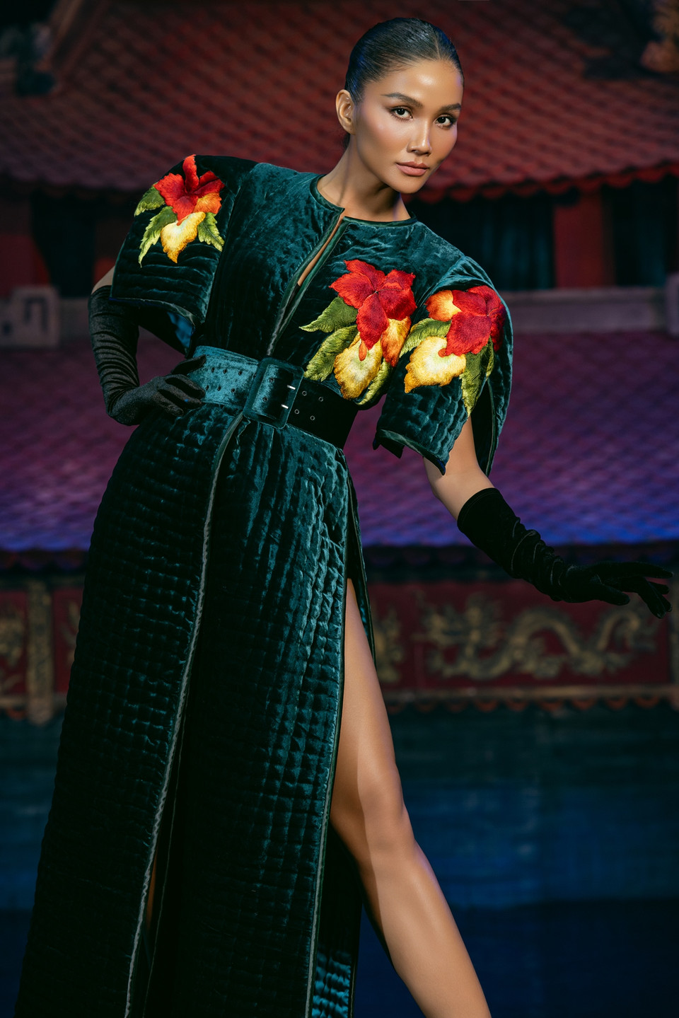 Một thiết kế trong bộ sưu tập. (Ảnh: CTV/Vietnam+)