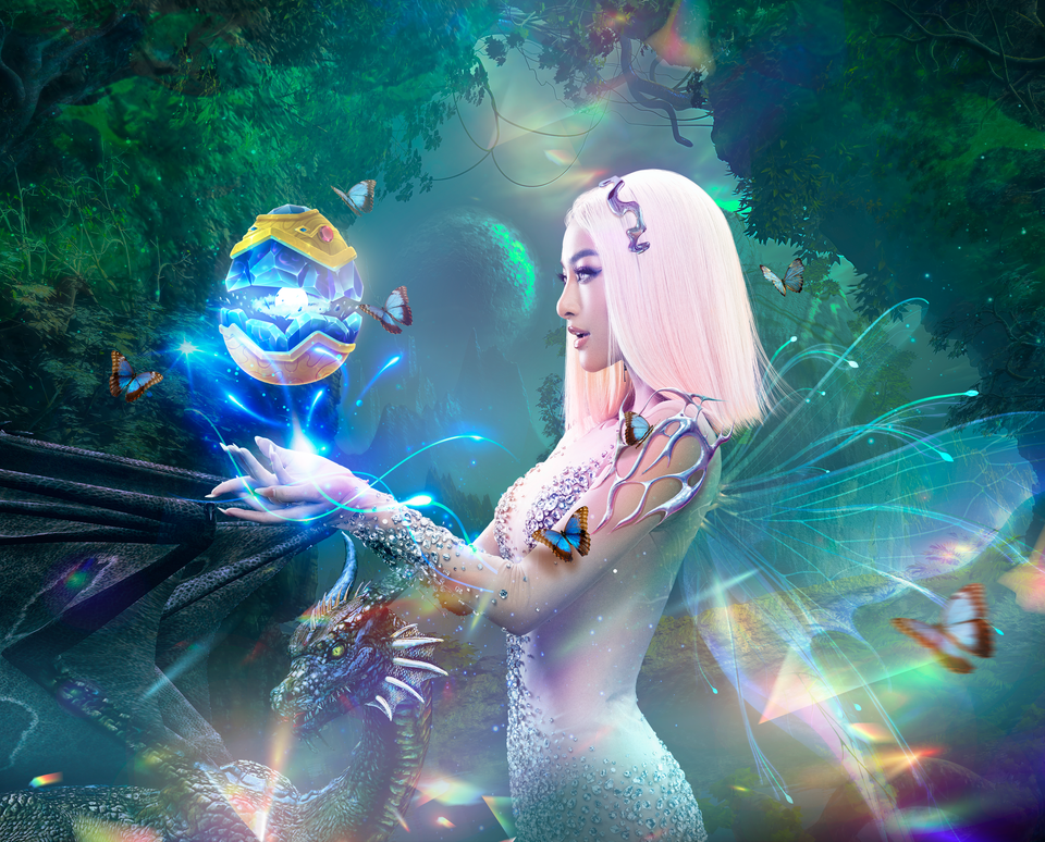 Sau sơn sốt MV ‘Thích hay là yêu còn chưa biết,’ Lona một tiếp tục khẳng định tài năng bằng việc thể hiện ca khúc ‘Life with metaverse’ do chính cô viết lời hát và rap hoàn toàn bằng tiếng Anh. Ca khúc chủ đề đánh dấu vai trò đại sứ mới có giai điệu cuốn hút, phần lời được gọt giũa mượt mà, ý nghĩa và ấn tượng. (Ảnh: CTV/Vietnam+)