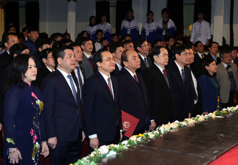 Các đại biểu tham dự Lễ tuyên dương. (Ảnh: Thống Nhất/TTXVN)