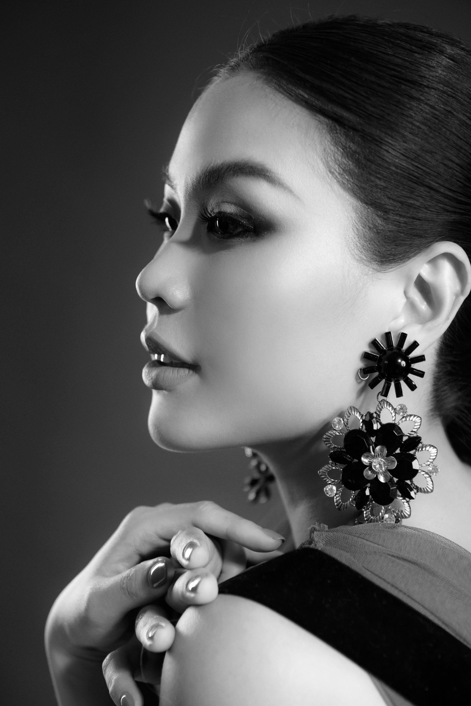 Vẻ đẹp thanh tú của Á hậu Diễm Trang. (Ảnh: Mon Tran/Vietnam+)