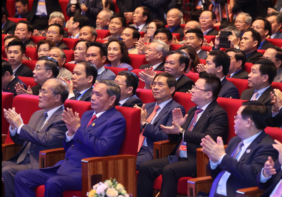 Các đại biểu tham dự buổi lễ. (Ảnh: Thống Nhất/TTXVN)