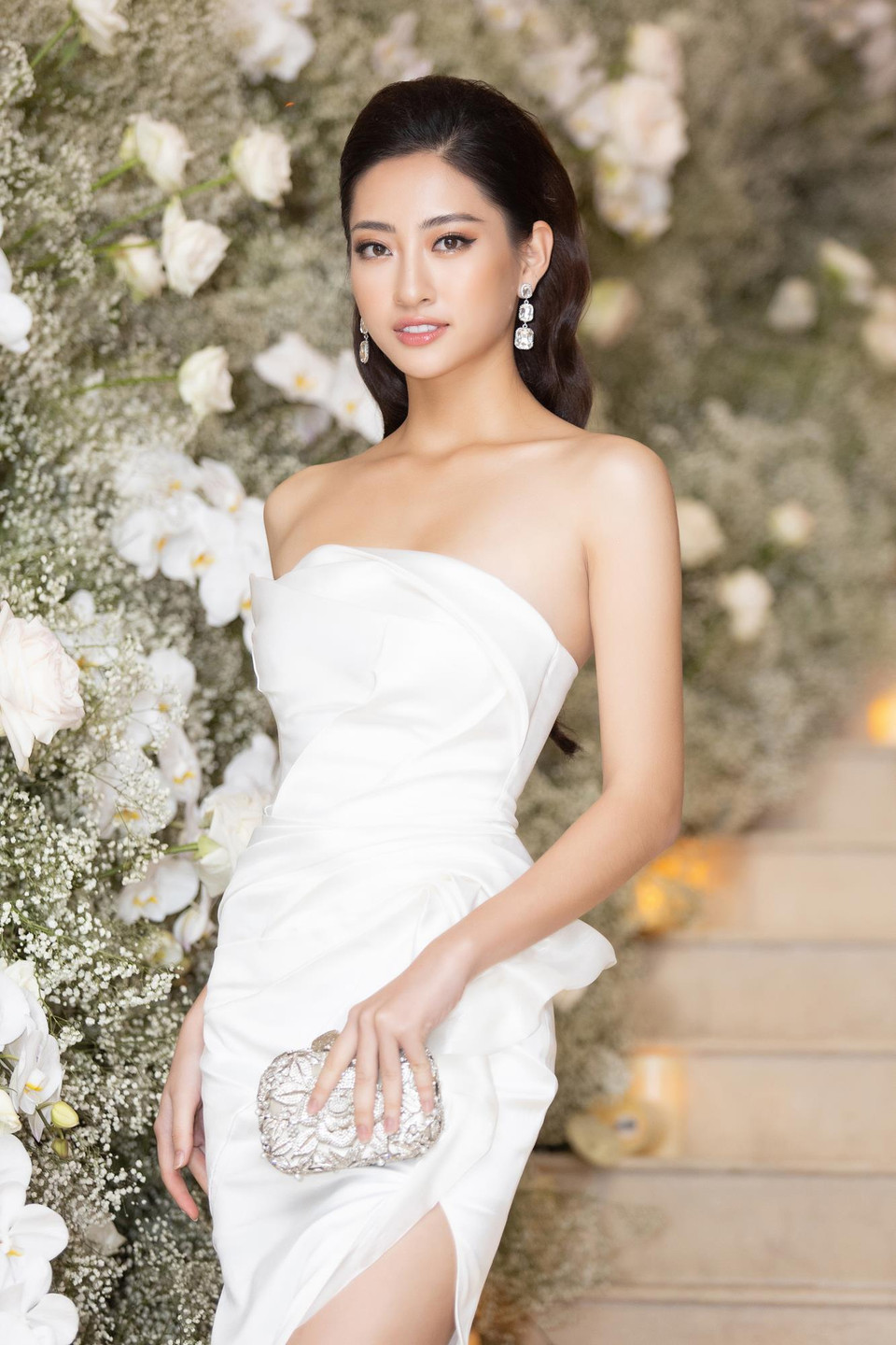 Nổi bật với chiều cao 1m78, Hoa hậu Lương Thùy Linh ‘phá bỏ’ hình ảnh an toàn trước đây và hướng dần đến nét đẹp sắc sảo, mặn mà. (Ảnh: Huy Nguyễn/Vietnam+)