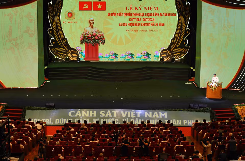 Quang cảnh buổi lễ. (Ảnh: Phạm Kiên/TTXVN)