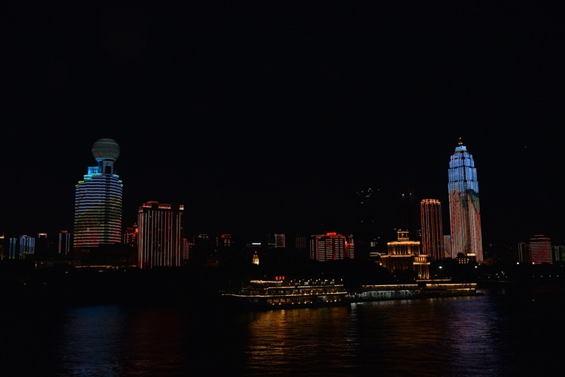 Bến tàu du lịch sông Trường Giang của thành phố Vũ Hán. (Ảnh: Tiến Trung/Vietnam+)