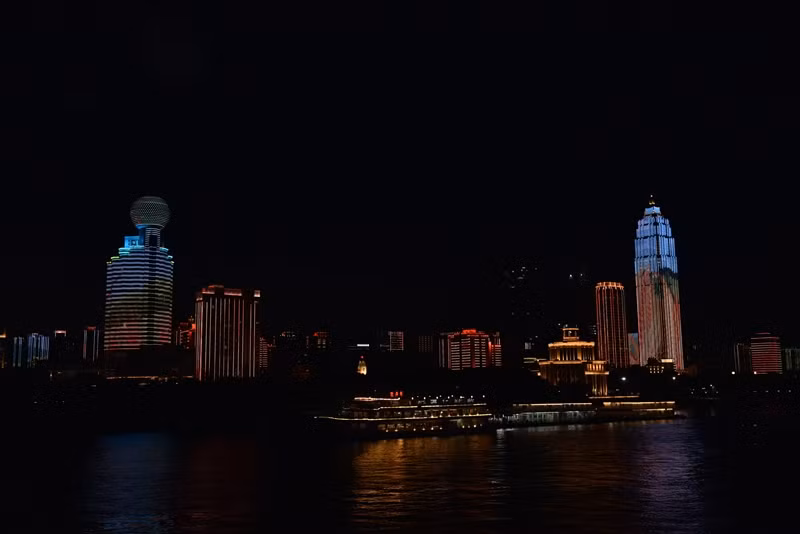 Bến tàu du lịch sông Trường Giang của thành phố Vũ Hán. (Ảnh: Tiến Trung/Vietnam+)