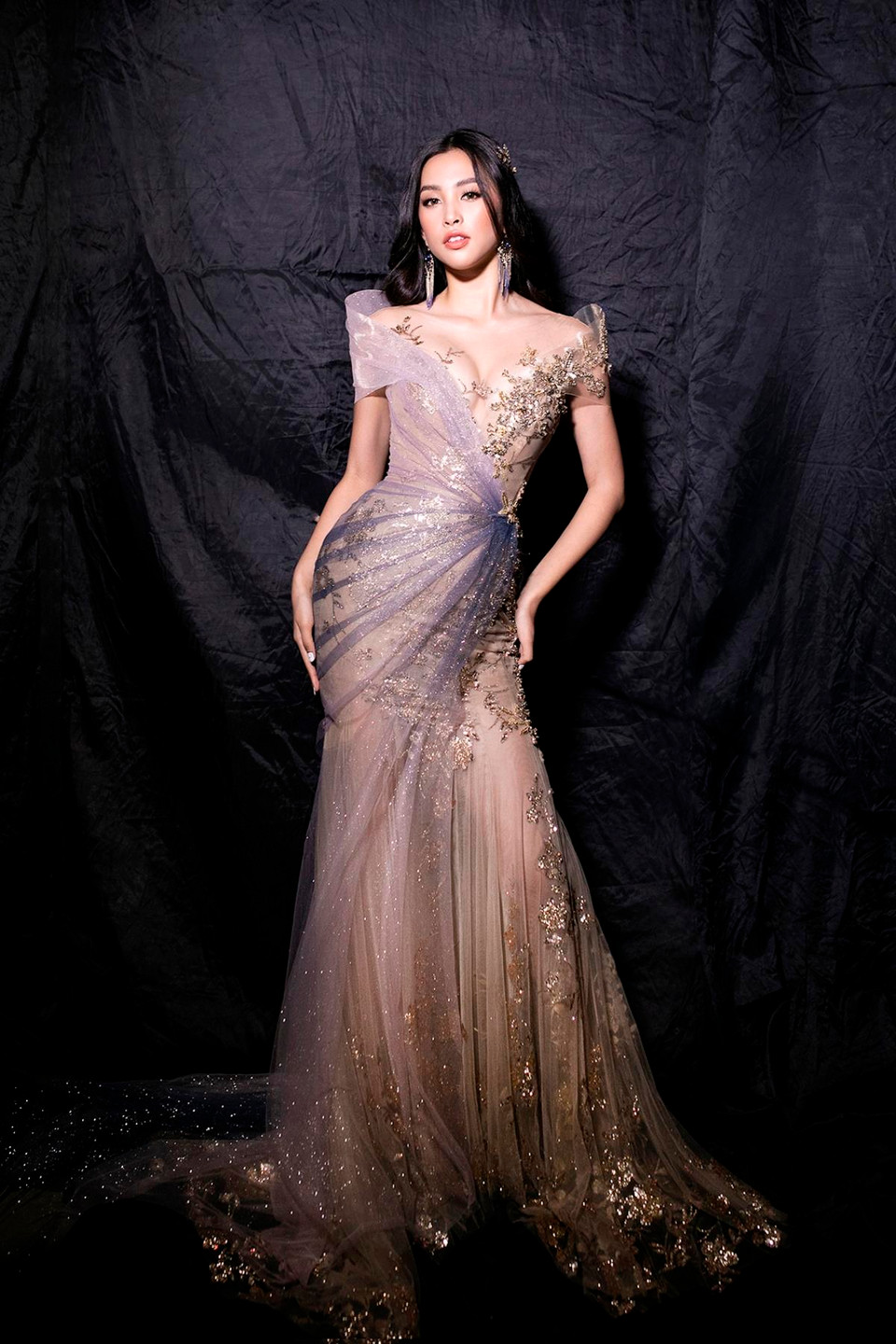 Hoa hậu Tiểu Vy. (Ảnh: CTV/Vietnam+)