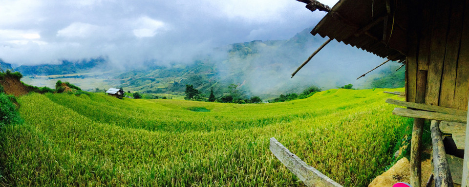 Đường cong tự nhiên. (Ảnh: Xuân Mai/Vietnam+)
