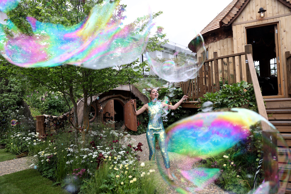 Triển lãm hoa Chelsea Flower Show 2023. (Ảnh: THX/TTXVN)