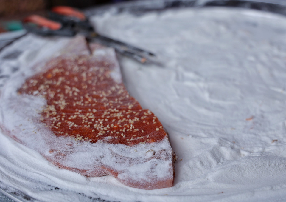 Chè lam gấc. (Ảnh: Xuân Mai/Vietnam+)