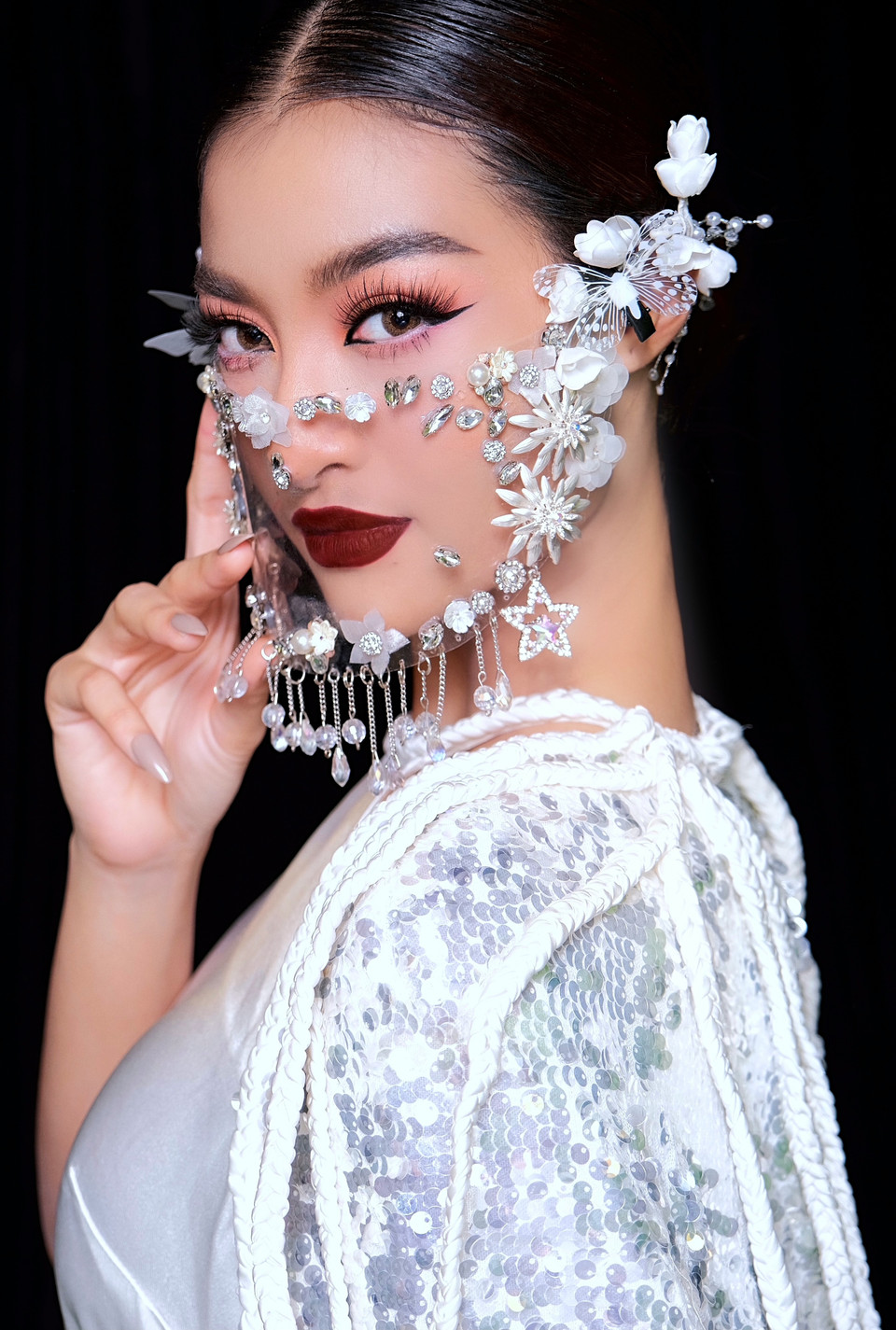 Kiều Loan từng là thí sinh diện Việt Nam tại cuộc thi Hoa hậu Hòa bình Quốc tế 2019 và lọt top 10 chung cuộc. (Ảnh: CTV/Vietnam+)