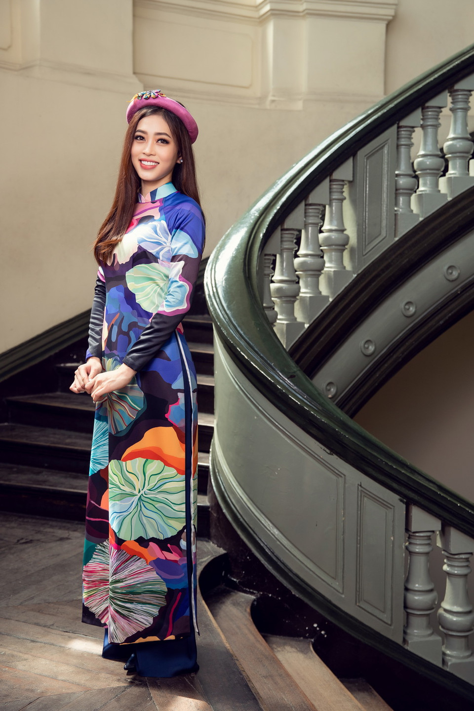 Đây là bộ ảnh Xuân đầu tiên của ba cô gái đạt ngôi vị cao nhất tại cuộc thi Hoa hậu Việt Nam 2018. (Ảnh: Chanh Nguyễn)