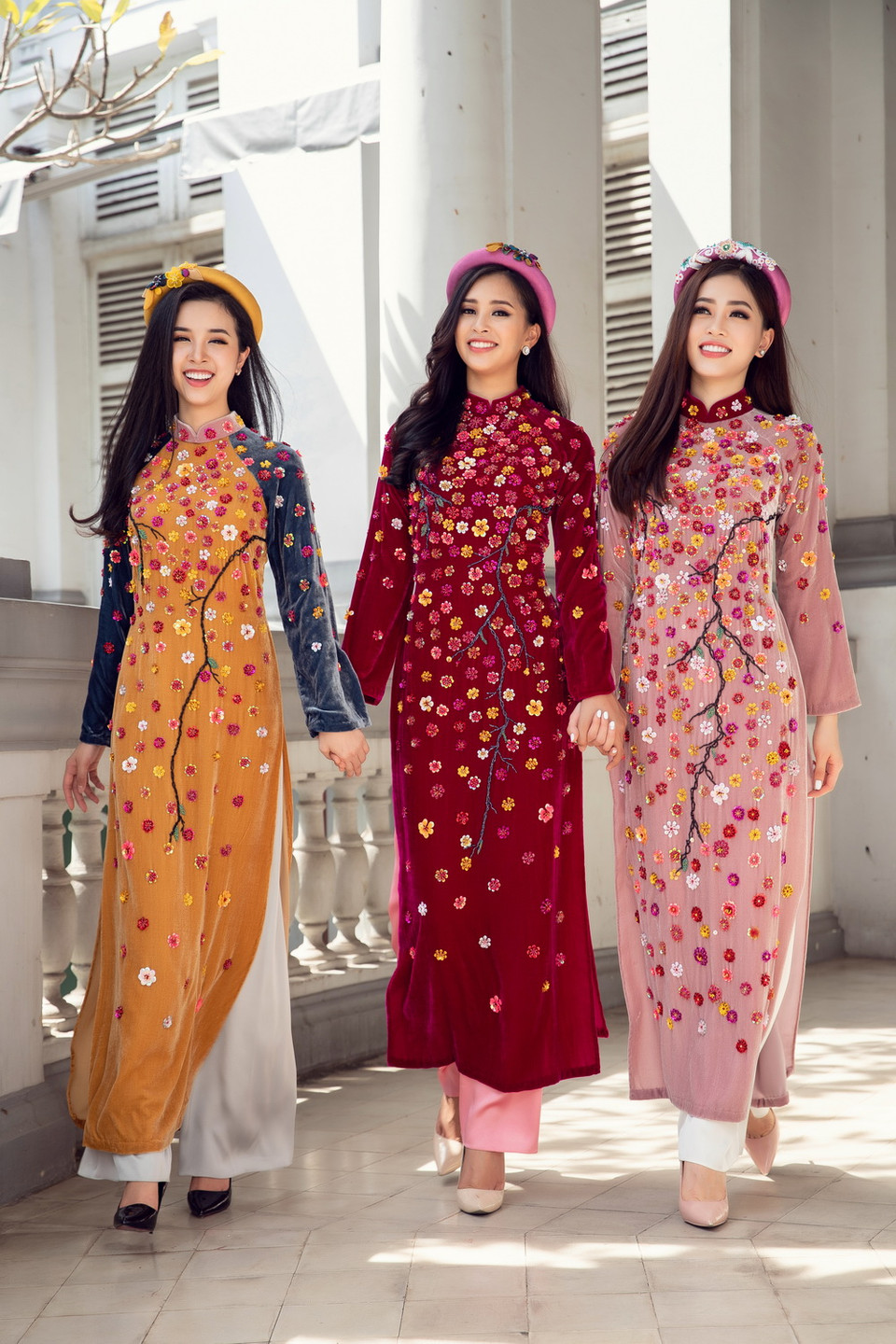 Top 3 Hoa hậu Việt Nam 2018. (Ảnh: Chanh Nguyễn)