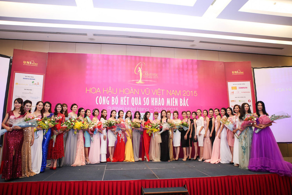 Top 35 thí sinh miền Bắc. (Ảnh: Lê Minh Sơn/Vietnam+)