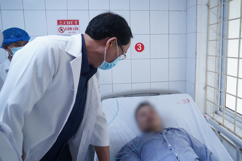 Sau quá trình hồi sức cấp cứu tại Bệnh viện Giao thông Vận tải, tình hình của các bệnh nhân đã dần ổn định. (Ảnh: Việt Anh/Vietnam+)