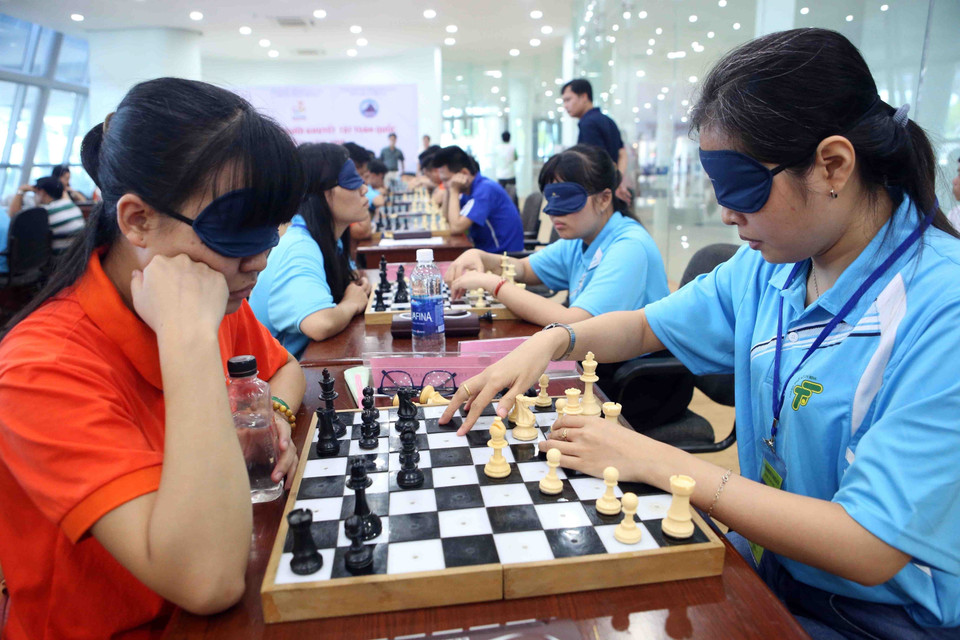 Vận động viên khuyết tật tự tin tranh tài vui tươi và sôi nổi ở các nội dung thi đấu tại Hội thi Thể thao Người khuyết tật toàn quốc lần thứ VI, năm 2018 (Đà Nẵng, 7/2018). (Ảnh: Trần Lê Lâm/TTXVN)