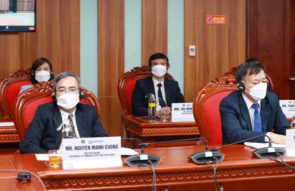 Các đại biểu dự khai mạc Đại hội Tổ chức các cơ quan Kiểm toán Tối cao châu Á (ASOSAI). (Ảnh: Phương Hoa/TTXVN)