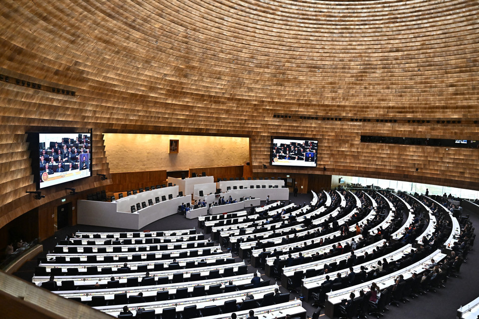 Quang cảnh phiên họp Quốc hội Thái Lan ở Bangkok ngày 13/7/2023. (AFP/TTXVN)